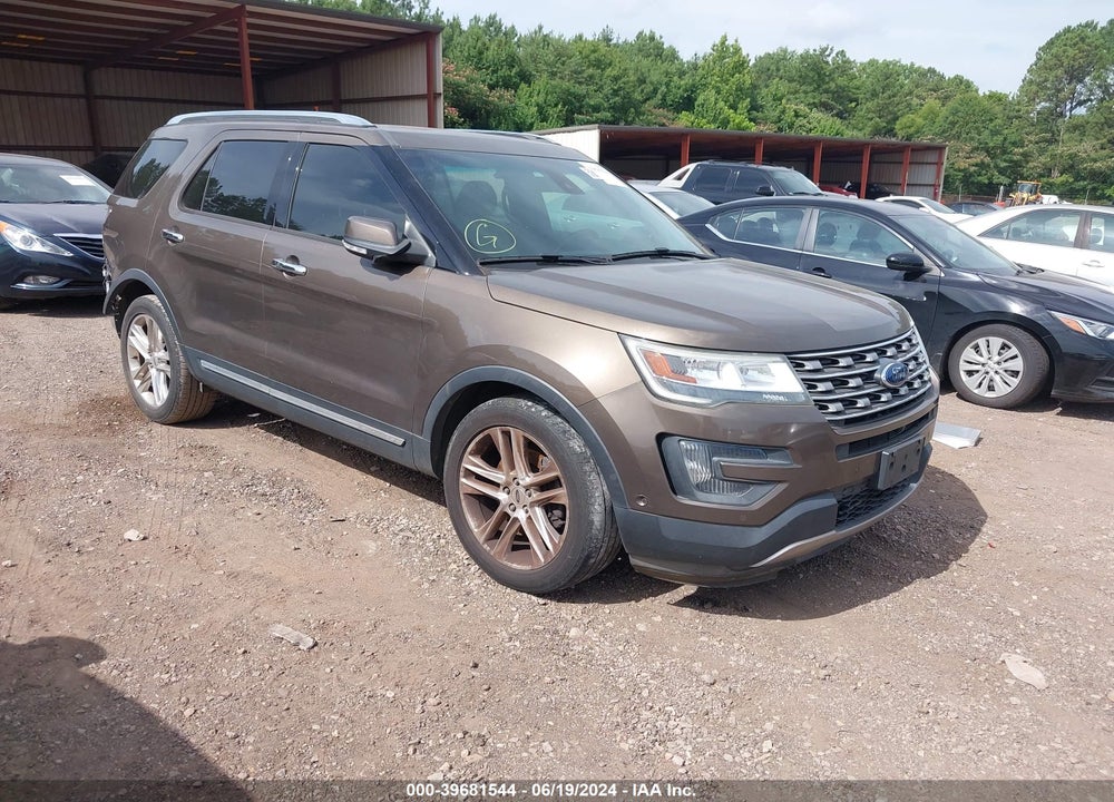 2016 FORD EXPLORER LIMITED VIN: 1FM5K7F81GGA68987