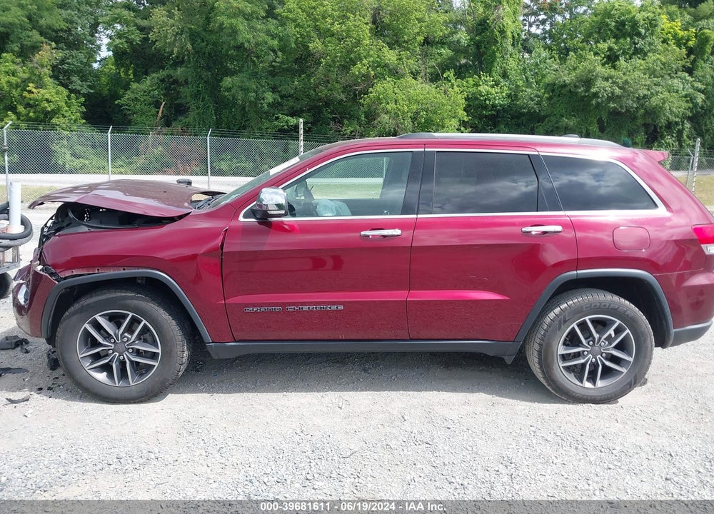 2019 JEEP GRAND CHEROKEE LIMITED 4X4 VIN: 1C4RJFBG4KC531365