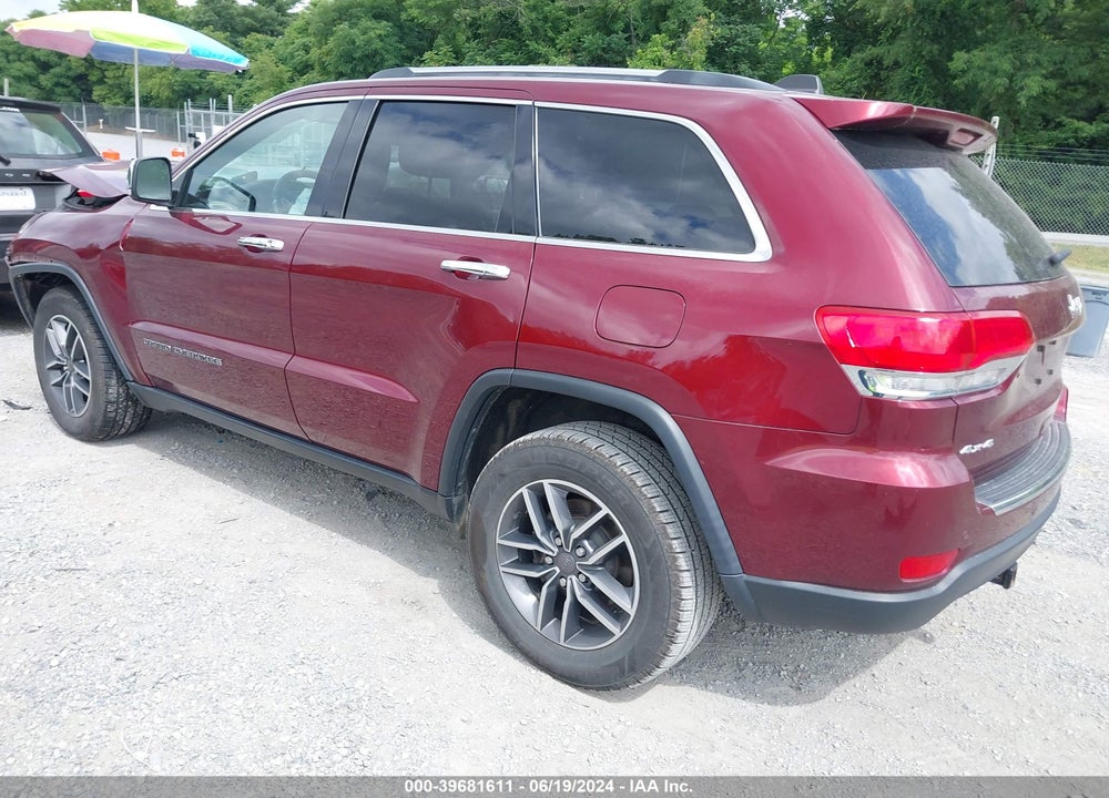 2019 JEEP GRAND CHEROKEE LIMITED 4X4 VIN: 1C4RJFBG4KC531365