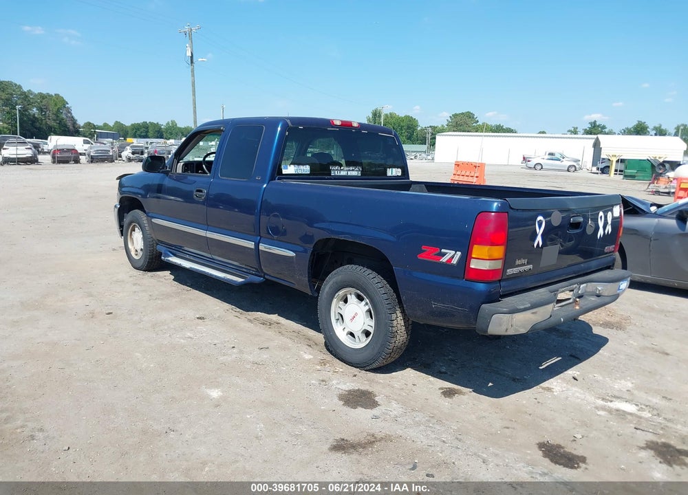 1999 GMC SIERRA 1500 SLE VIN: 1GTEK19TOXE511949