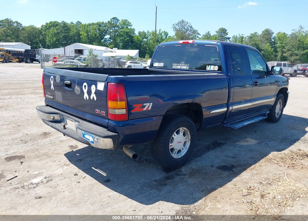 1999 GMC SIERRA 1500 SLE VIN: 1GTEK19TOXE511949