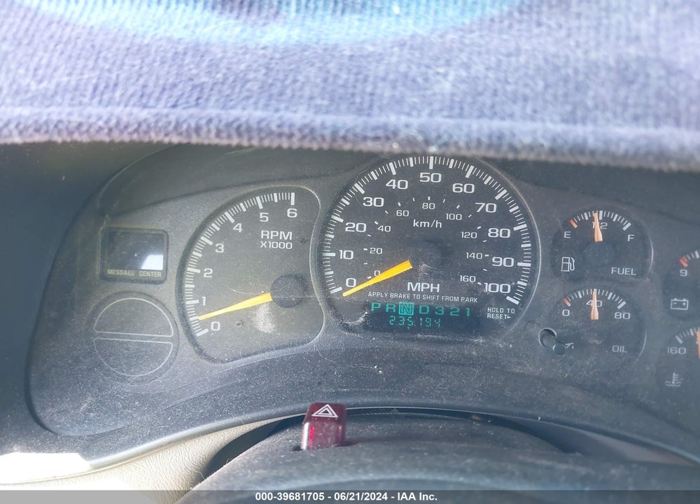 1999 GMC SIERRA 1500 SLE VIN: 1GTEK19TOXE511949