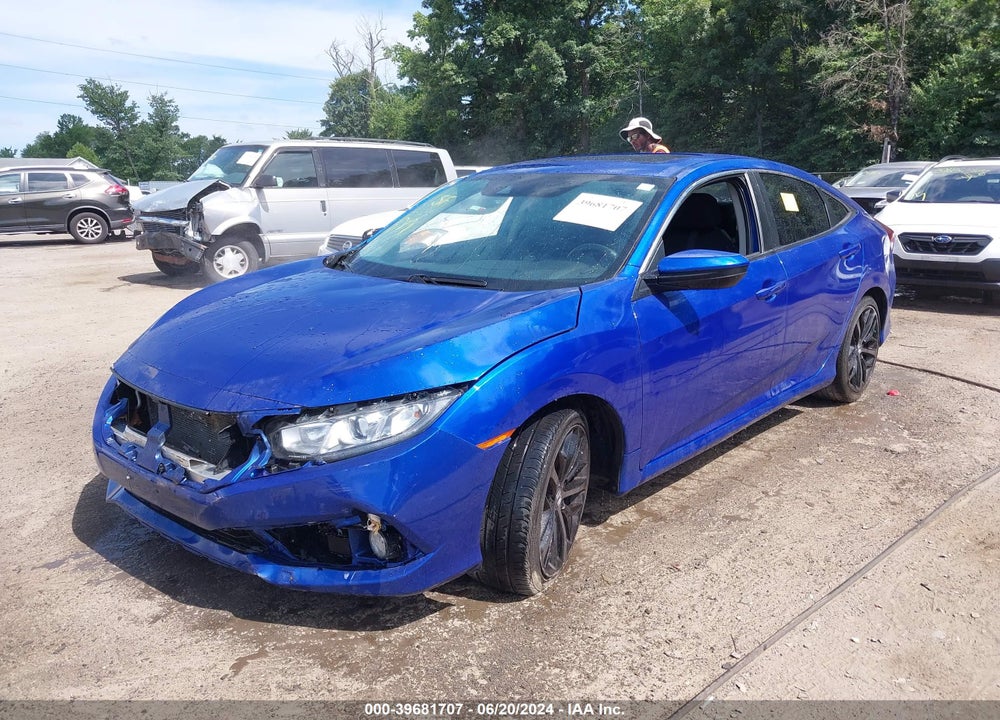 2020 HONDA CIVIC EX VIN: 19XFC1F38LE220006