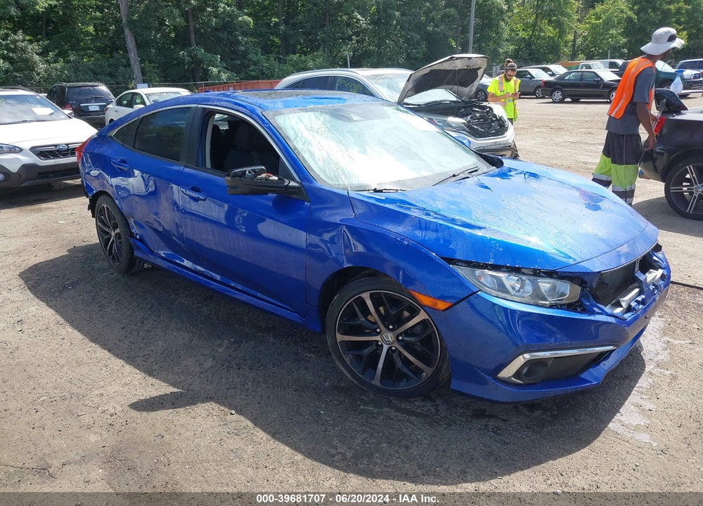 2020 HONDA CIVIC EX VIN: 19XFC1F38LE220006