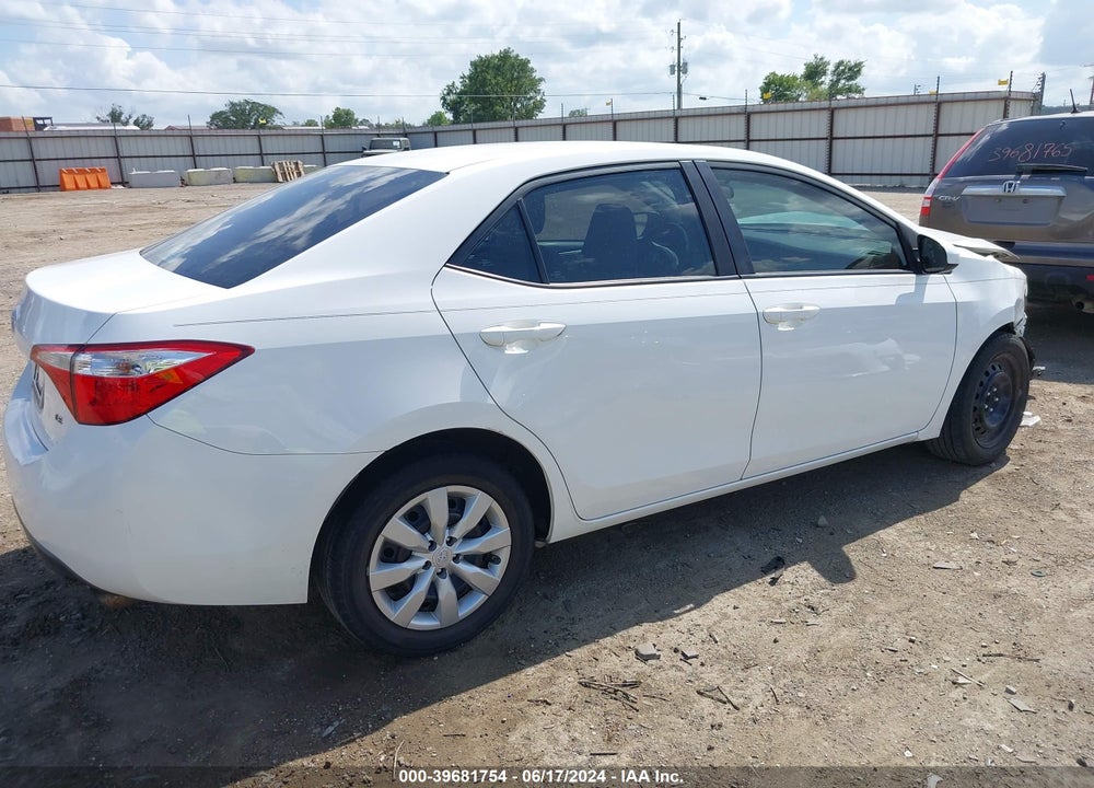 2014 TOYOTA COROLLA LE VIN: 2T1BURHE2EC177695