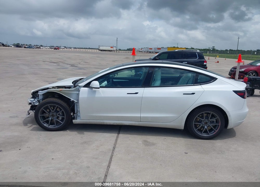 2022 TESLA MODEL 3 LONG RANGE DUAL MOTOR ALL-WHEEL DRIVE VIN: 5YJ3E1EB3NF115649