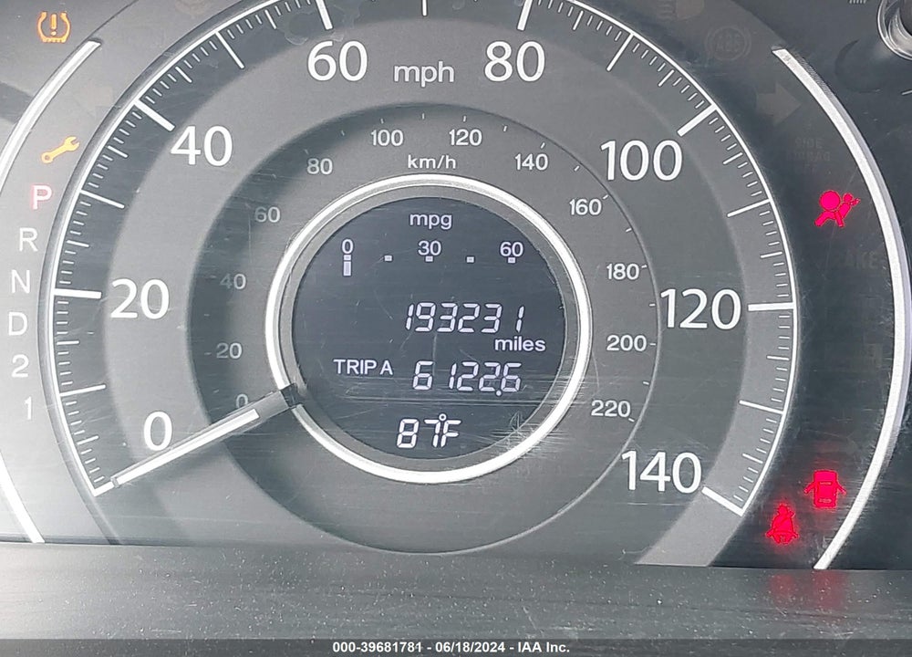 2014 HONDA CR-V EX-L VIN: 2HKRM4H7XEH613032