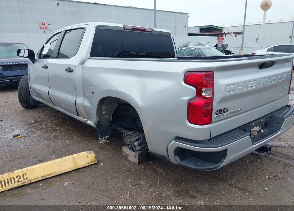 2022 CHEVROLET SILVERADO 1500 2WD SHORT BED CUSTOM VIN: 3GCPABEK5NG608066
