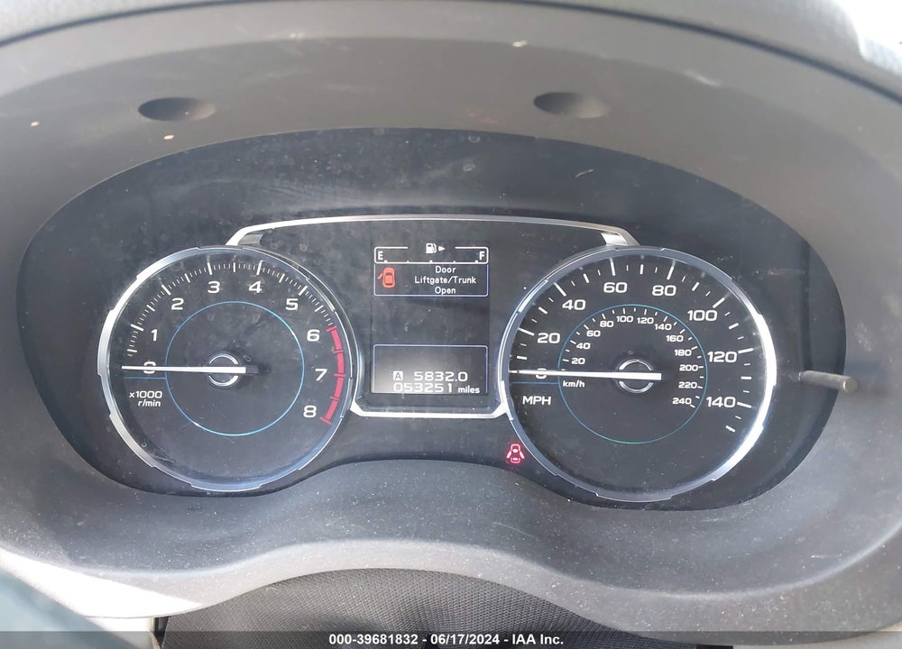 2017 SUBARU FORESTER 2.5I PREMIUM VIN: JF2SJAGC4HH570657