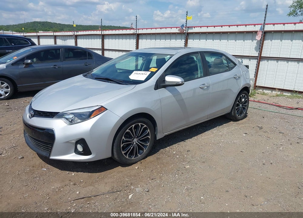 2015 TOYOTA COROLLA S PLUS VIN: 2T1BURHE0FC405338