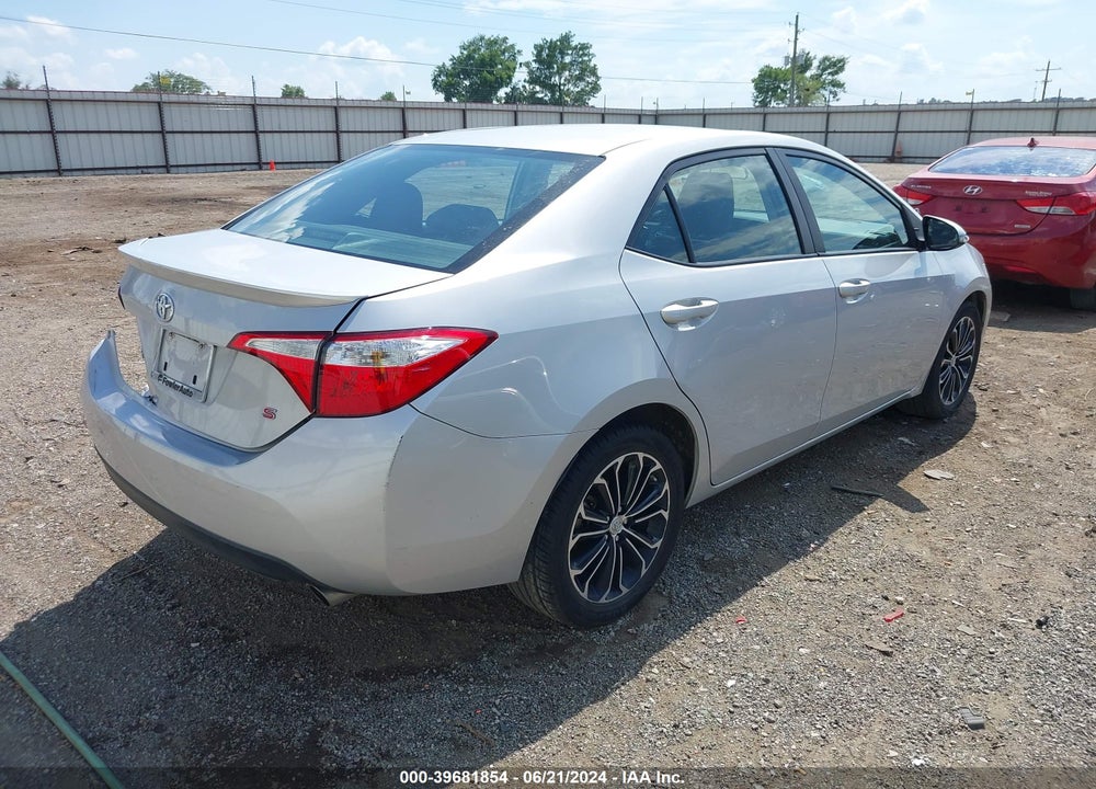 2015 TOYOTA COROLLA S PLUS VIN: 2T1BURHE0FC405338