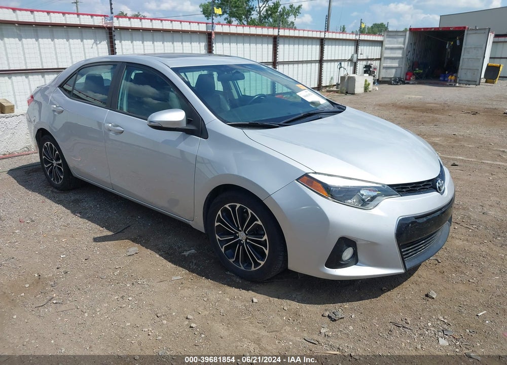 2015 TOYOTA COROLLA S PLUS VIN: 2T1BURHE0FC405338