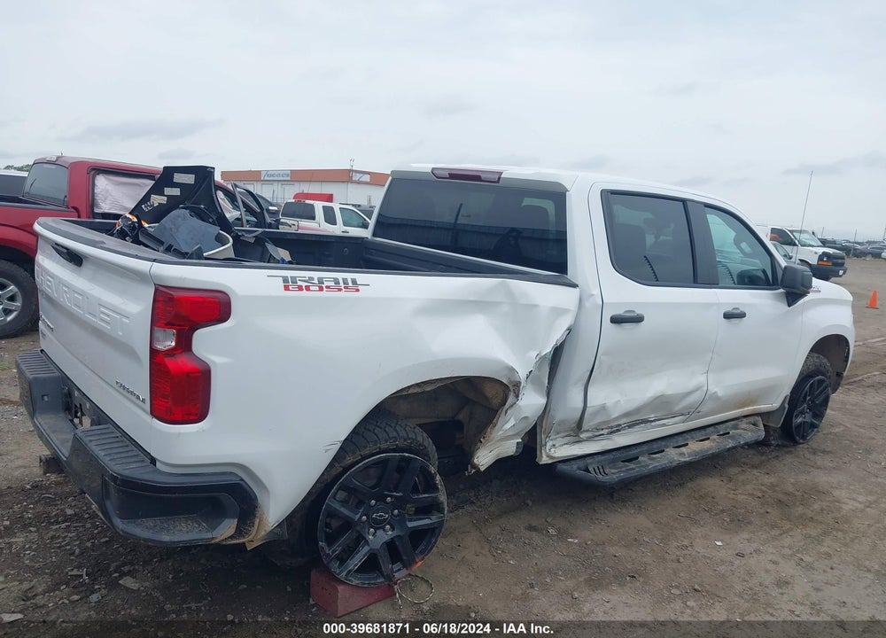 2023 CHEVROLET SILVERADO 1500 4WD SHORT BED CUSTOM TRAIL BOSS VIN: 3GCUDCED0PG215659