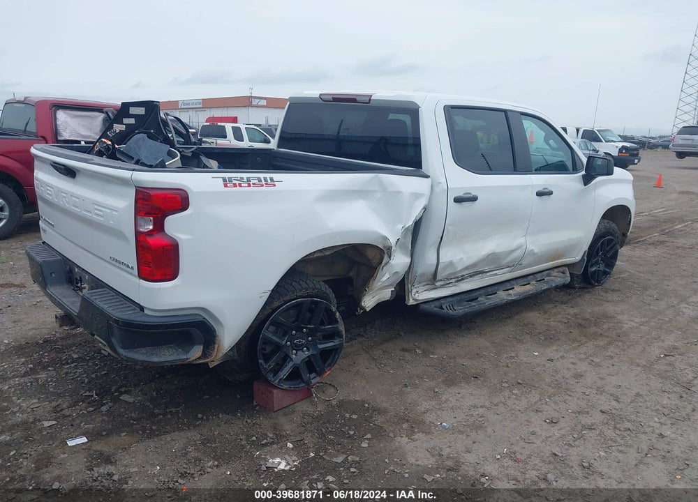 2023 CHEVROLET SILVERADO 1500 4WD SHORT BED CUSTOM TRAIL BOSS VIN: 3GCUDCED0PG215659