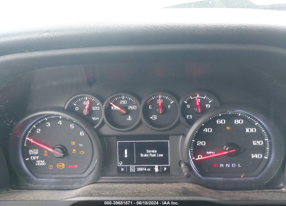 2023 CHEVROLET SILVERADO 1500 4WD SHORT BED CUSTOM TRAIL BOSS VIN: 3GCUDCED0PG215659