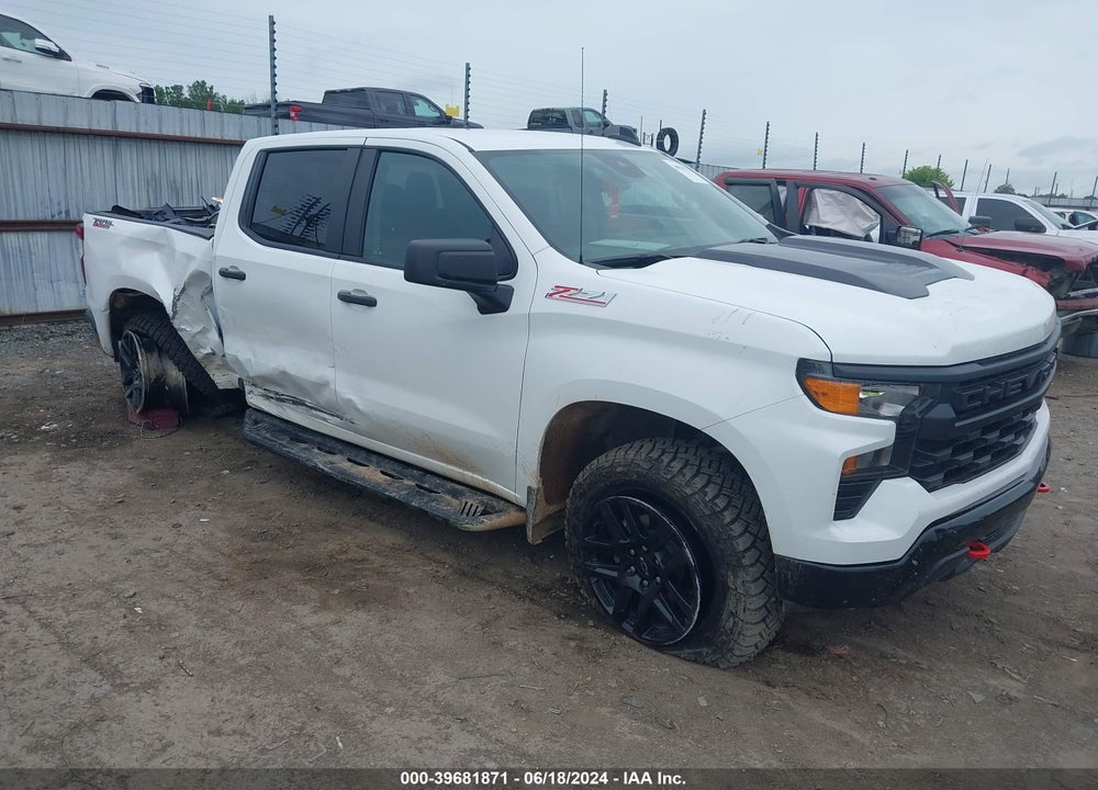 2023 CHEVROLET SILVERADO 1500 4WD SHORT BED CUSTOM TRAIL BOSS VIN: 3GCUDCED0PG215659