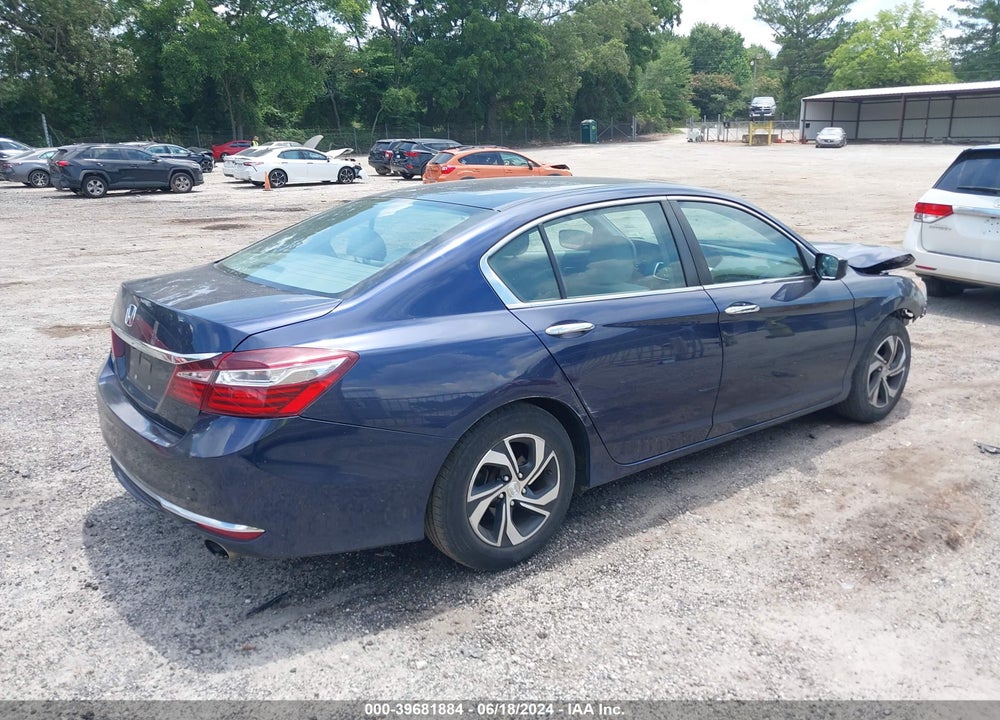 2016 HONDA ACCORD LX VIN: 1HGCR2F32GA243217