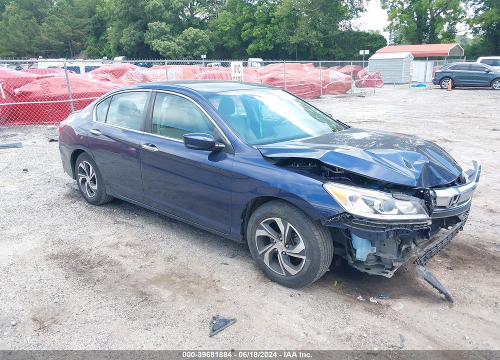 2016 HONDA ACCORD LX VIN: 1HGCR2F32GA243217