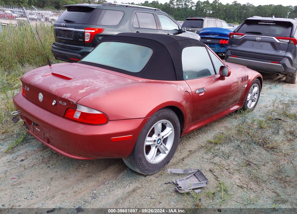2000 BMW Z3 2.3 VIN: WBACH9345YLF91283