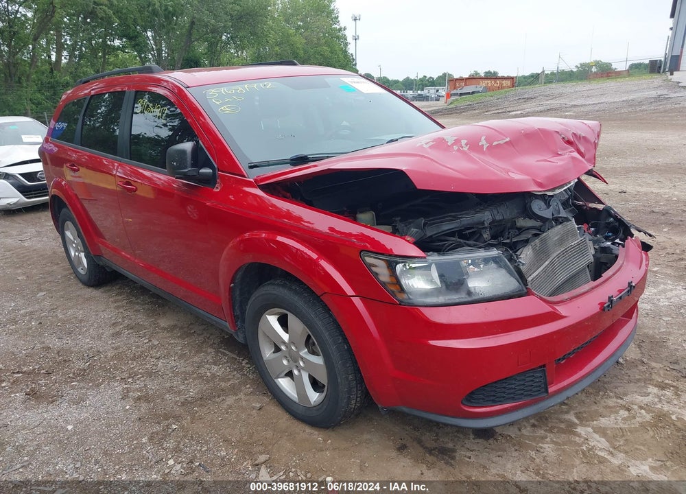 2013 DODGE JOURNEY SE VIN: 3C4PDCAB9DT722466
