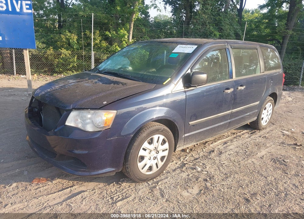 2014 AMERICAN DODGE GRAND CARAVAN  VALUE PKG VIN: 2C4RDGBG7ER452829