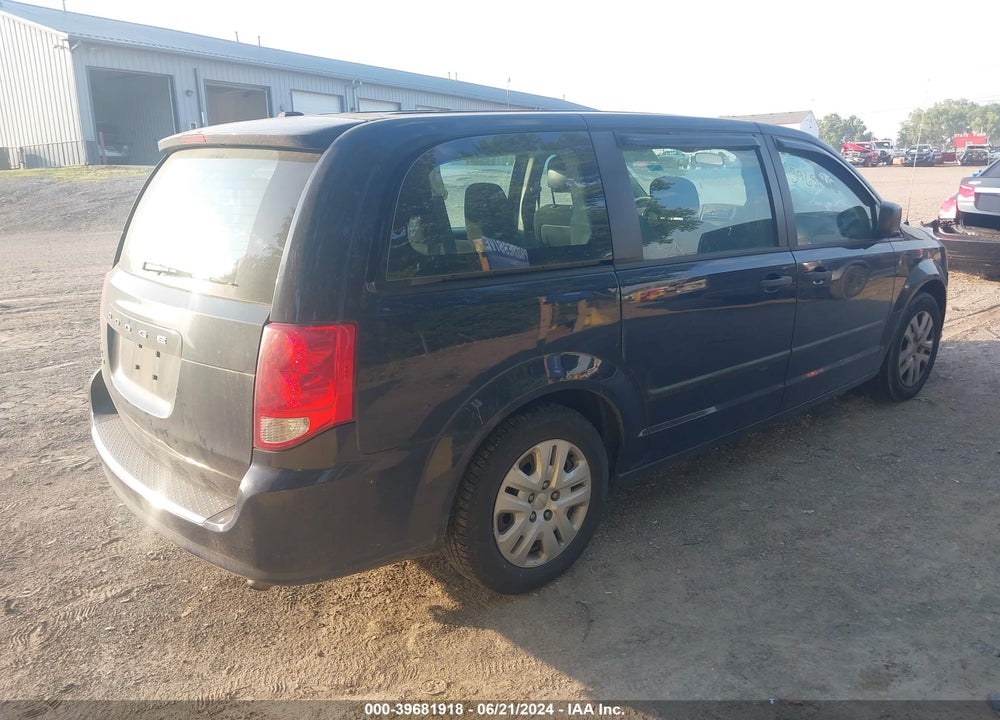 2014 AMERICAN DODGE GRAND CARAVAN  VALUE PKG VIN: 2C4RDGBG7ER452829