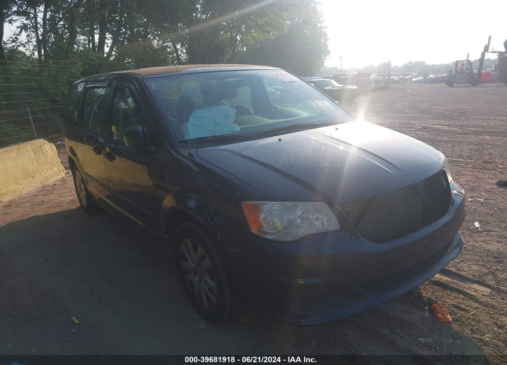 2014 AMERICAN DODGE GRAND CARAVAN  VALUE PKG VIN: 2C4RDGBG7ER452829