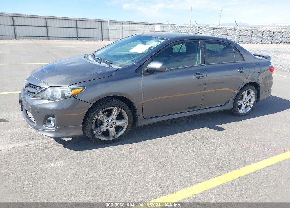 2013 TOYOTA COROLLA S VIN: 5YFBU4EE4DP212467