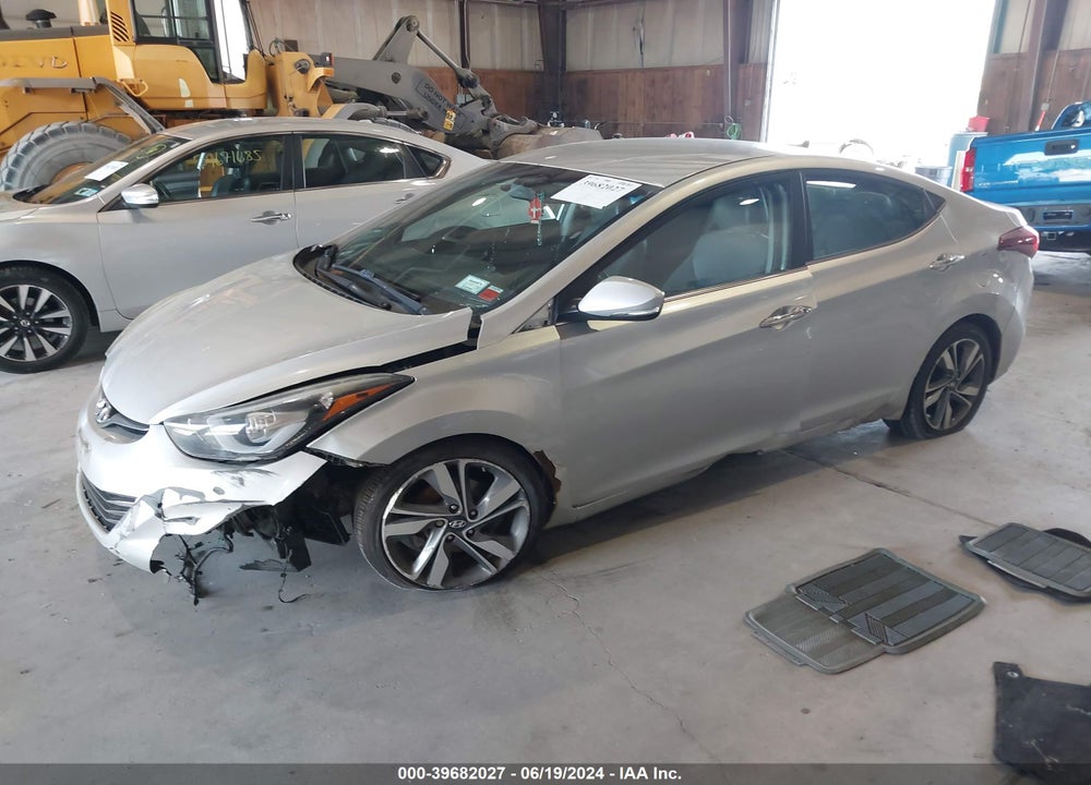 2015 HYUNDAI ELANTRA LIMITED VIN: 5NPDH4AE6FH618205