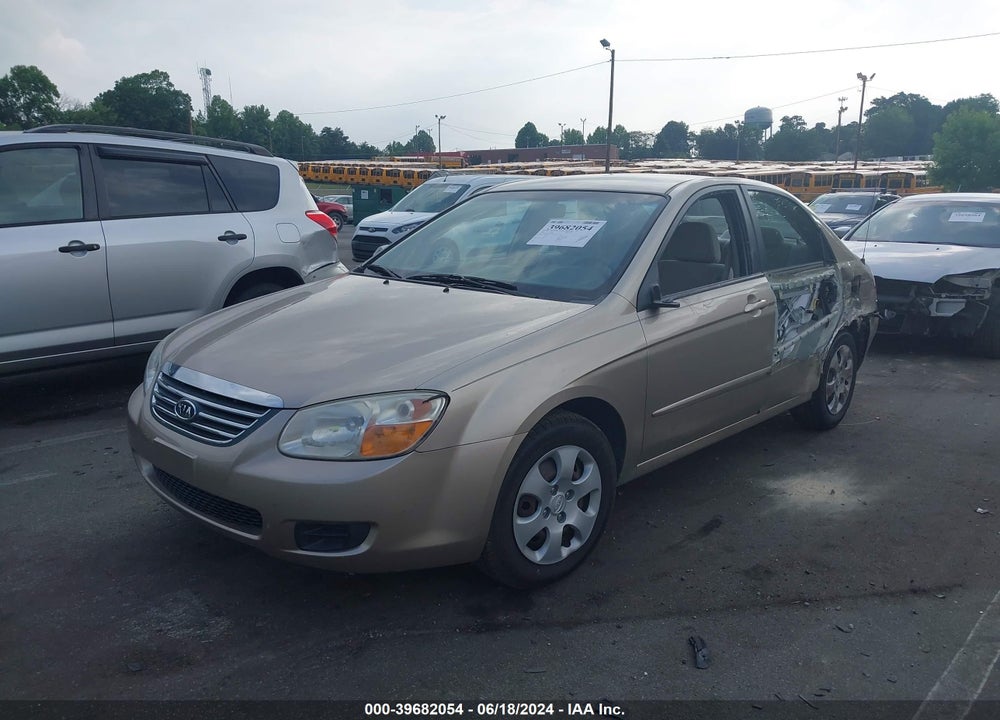 2008 KIA SPECTRA EX VIN: KNAFE121685532470