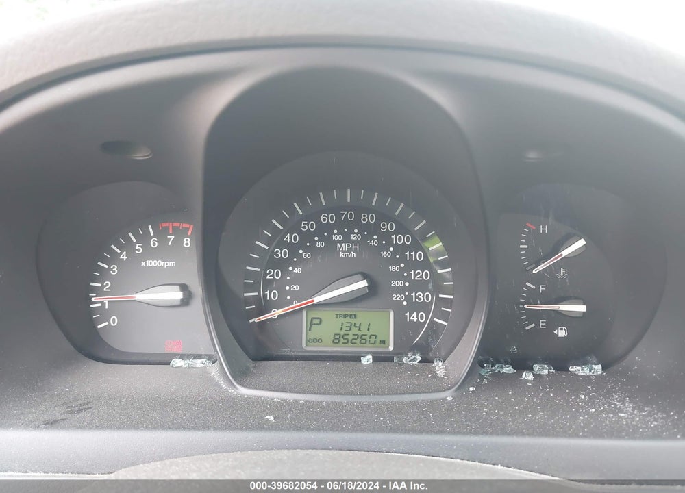 2008 KIA SPECTRA EX VIN: KNAFE121685532470