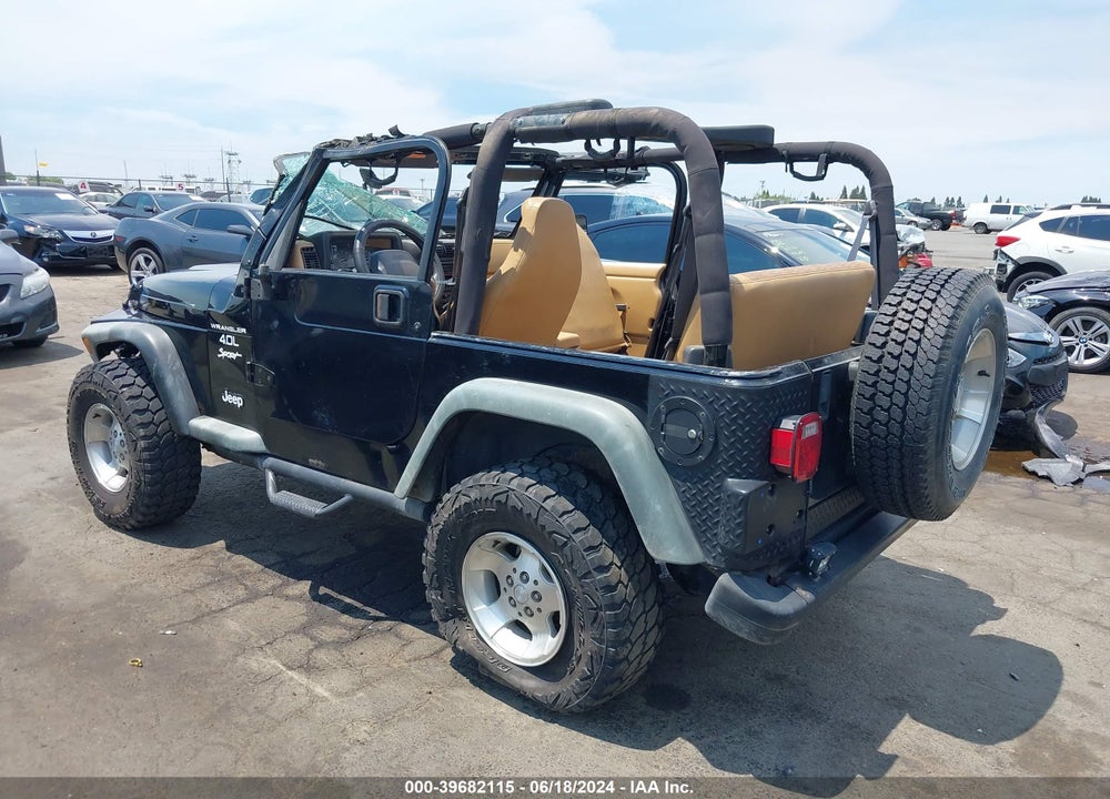 1998 JEEP WRANGLER SPORT VIN: 1J4FY19S2WP789498