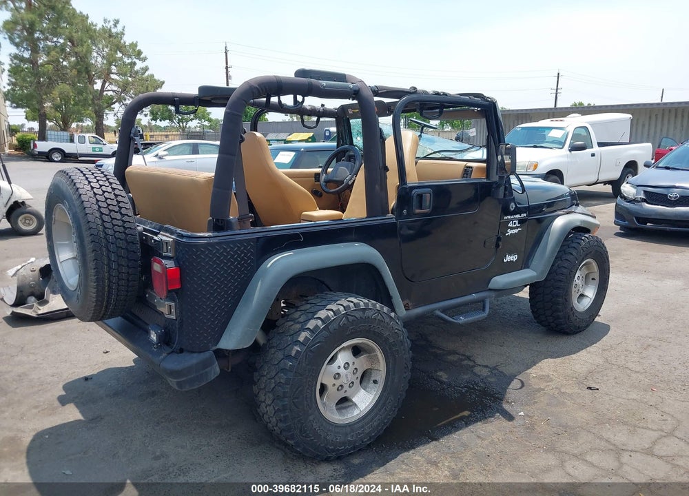 1998 JEEP WRANGLER SPORT VIN: 1J4FY19S2WP789498