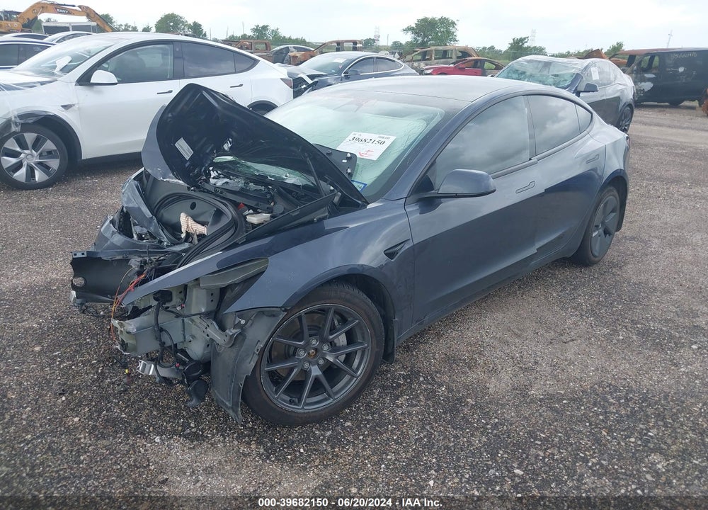 2022 TESLA MODEL 3 LONG RANGE DUAL MOTOR ALL-WHEEL DRIVE VIN: 5YJ3E1EB7NF171139