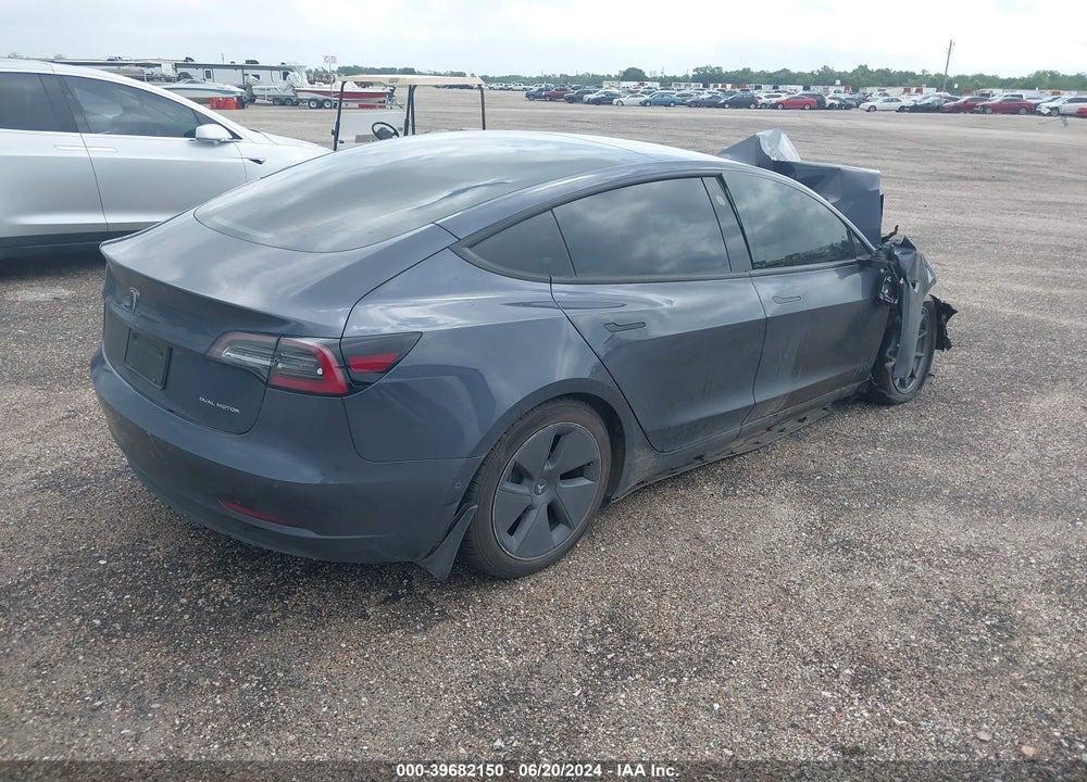 2022 TESLA MODEL 3 LONG RANGE DUAL MOTOR ALL-WHEEL DRIVE VIN: 5YJ3E1EB7NF171139