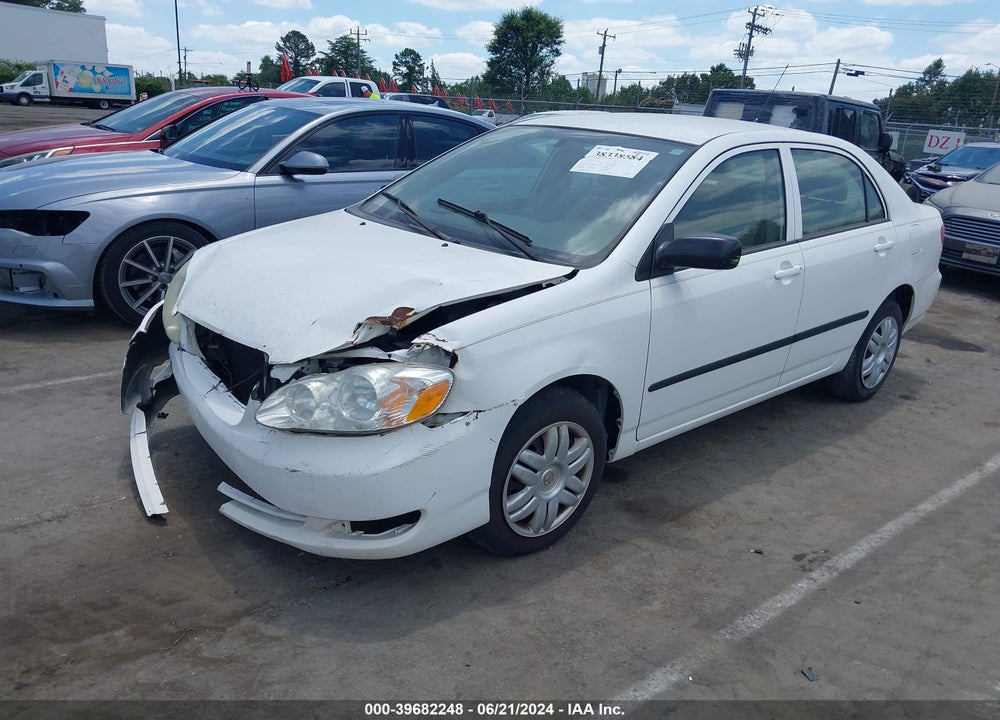 2007 TOYOTA COROLLA CE VIN: JTDBR32E370136108