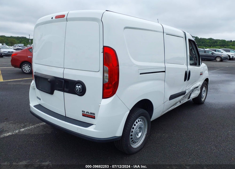 2022 RAM PROMASTER CITY CARGO VAN VIN: ZFBHRFAB9N6W50383