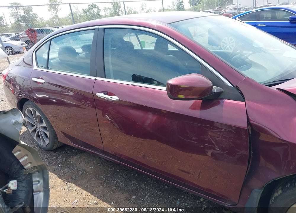 2014 HONDA ACCORD SPORT VIN: 1HGCR2F50EA124659