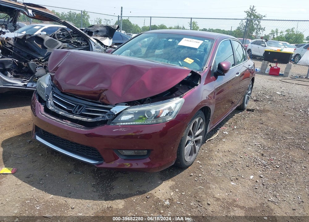 2014 HONDA ACCORD SPORT VIN: 1HGCR2F50EA124659