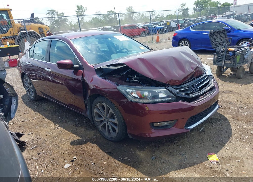 2014 HONDA ACCORD SPORT VIN: 1HGCR2F50EA124659
