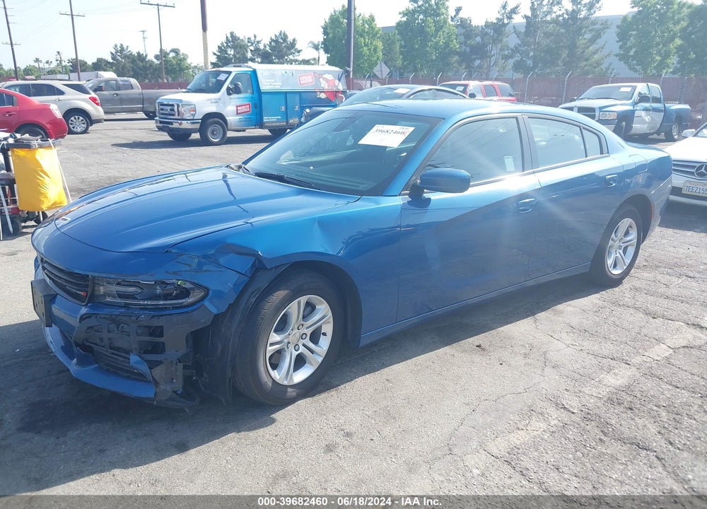 2021 DODGE CHARGER SXT RWD VIN: 2C3CDXBG6MH628333