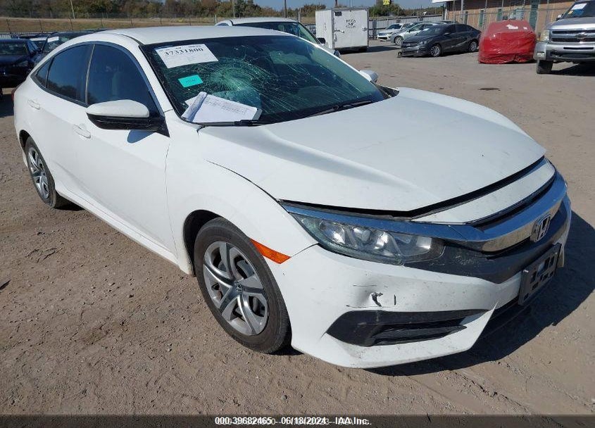 2018 HONDA CIVIC LX VIN: 2HGFC2F54JH601796
