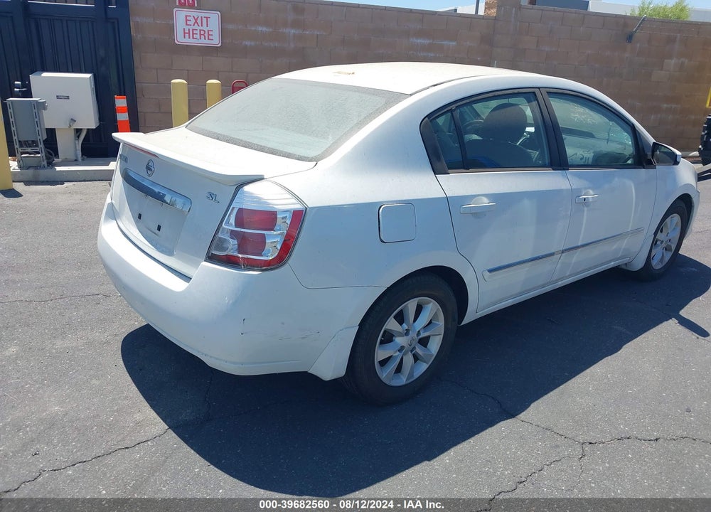 2011 NISSAN SENTRA 2.0SL VIN: 3N1AB6AP1BL702284