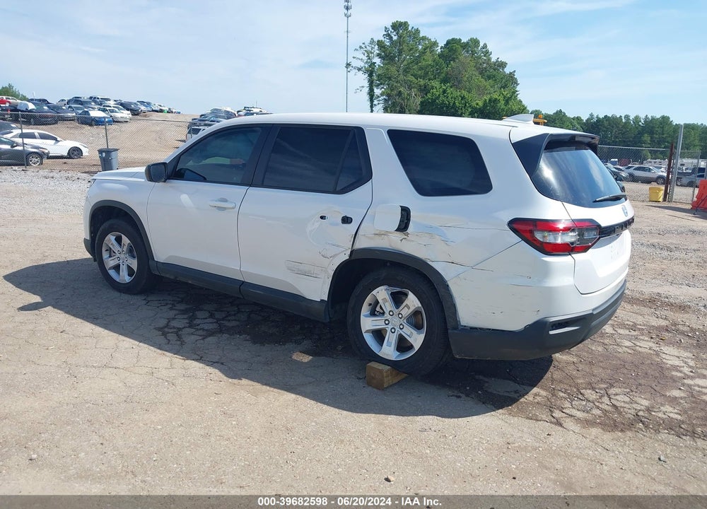 2023 HONDA PILOT 2WD LX VIN: 5FNYG2H29PB007041