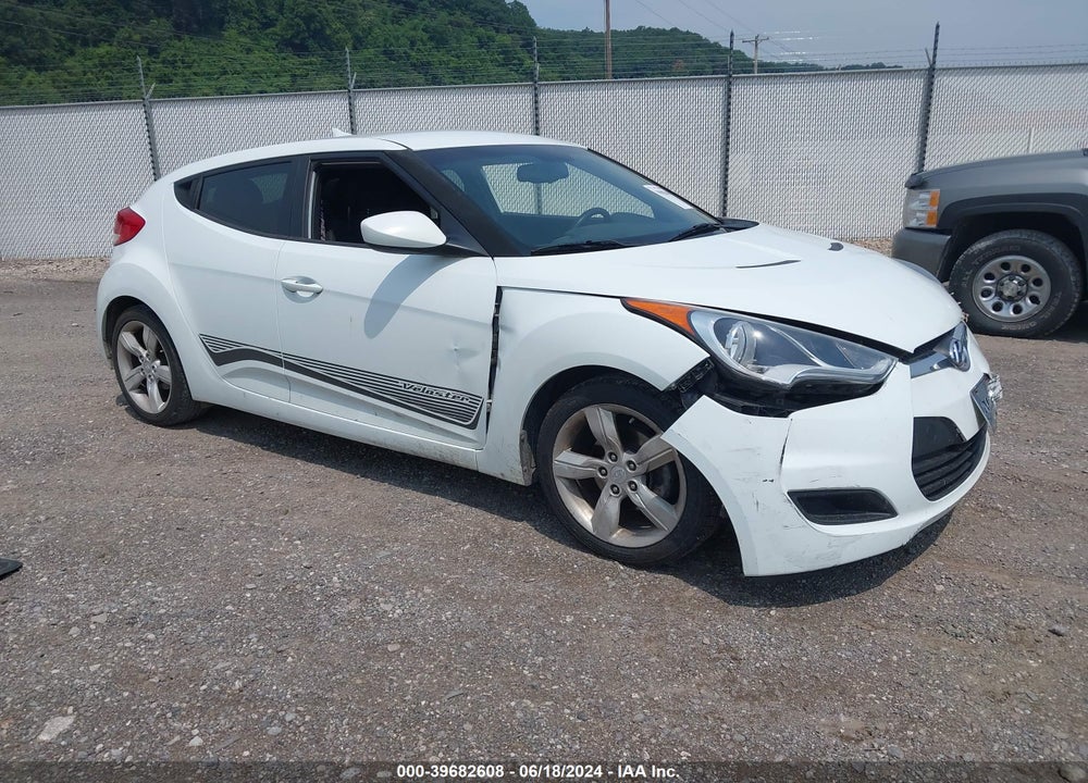 2014 HYUNDAI VELOSTER BASE W/BLACK VIN: KMHTC6AD2EU184524
