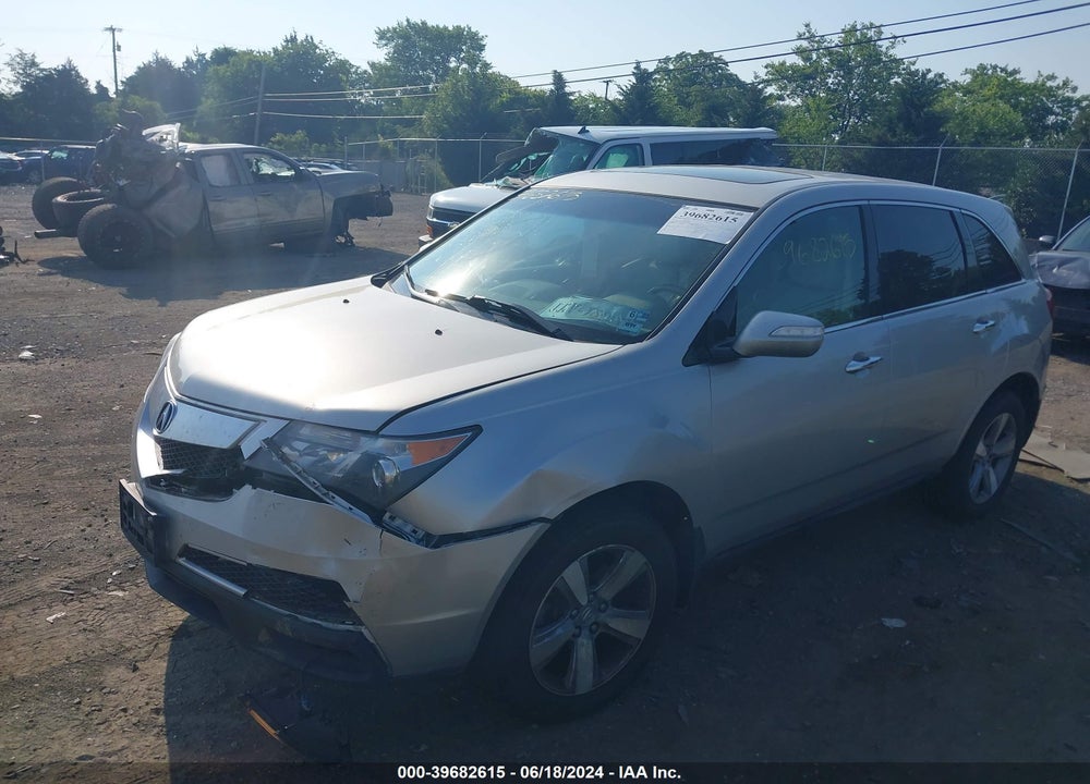 2012 ACURA MDX TECHNOLOGY PACKAGE VIN: 2HNYD2H30CH524972