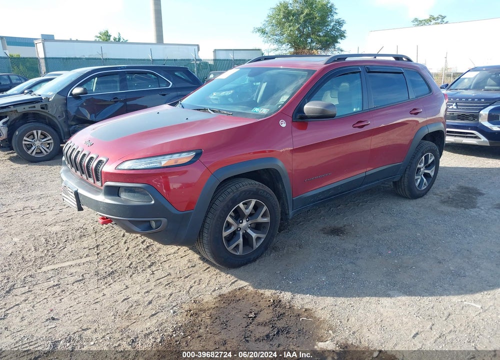 2014 JEEP CHEROKEE TRAILHAWK VIN: 1C4PJMBS0EW214508
