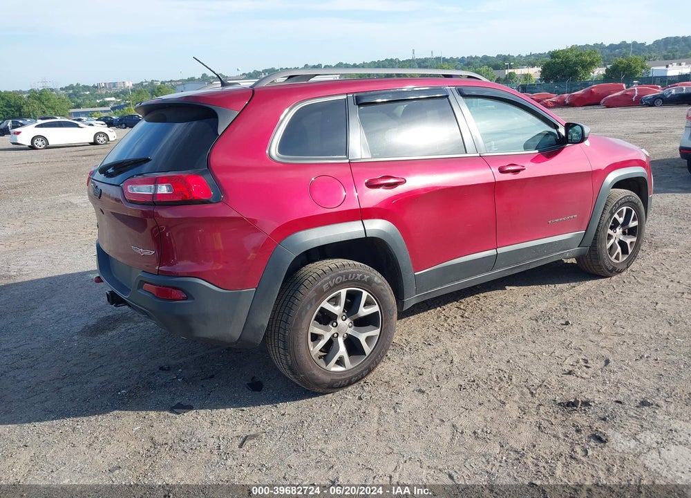 2014 JEEP CHEROKEE TRAILHAWK VIN: 1C4PJMBS0EW214508