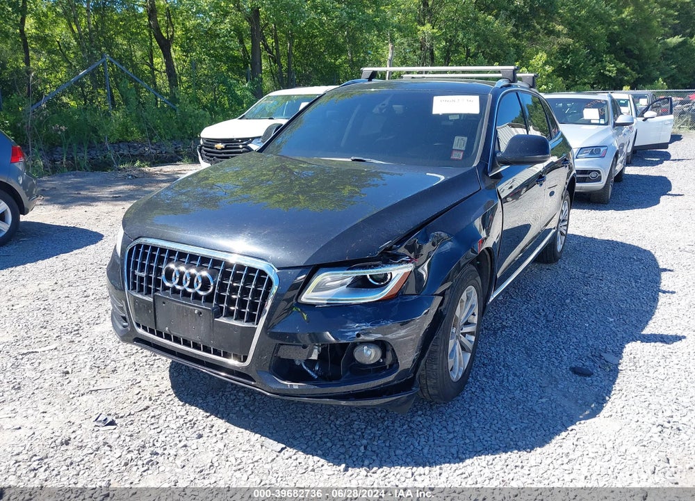 2013 AUDI Q5 2.0T PREMIUM VIN: WA1LFAFPXDA011281
