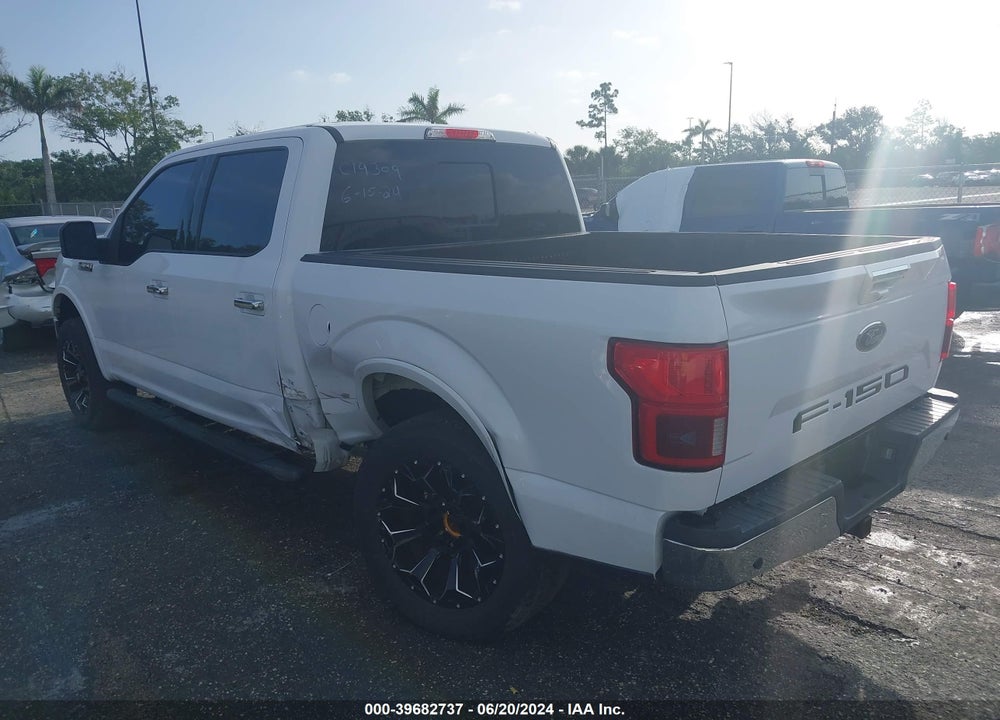 2018 FORD F-150 LARIAT VIN: 1FTEW1CG4JKC19309